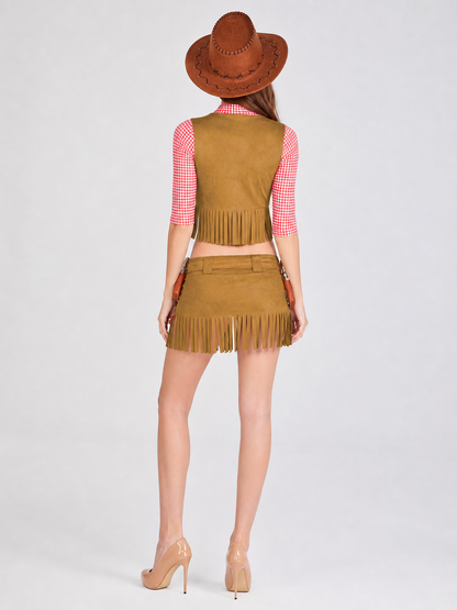 Western-Style Fringe Stage Costume