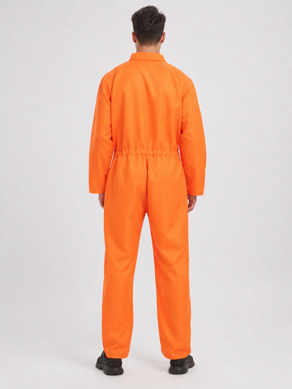Orange Jumpsuit for Cosplay and Themed Parties