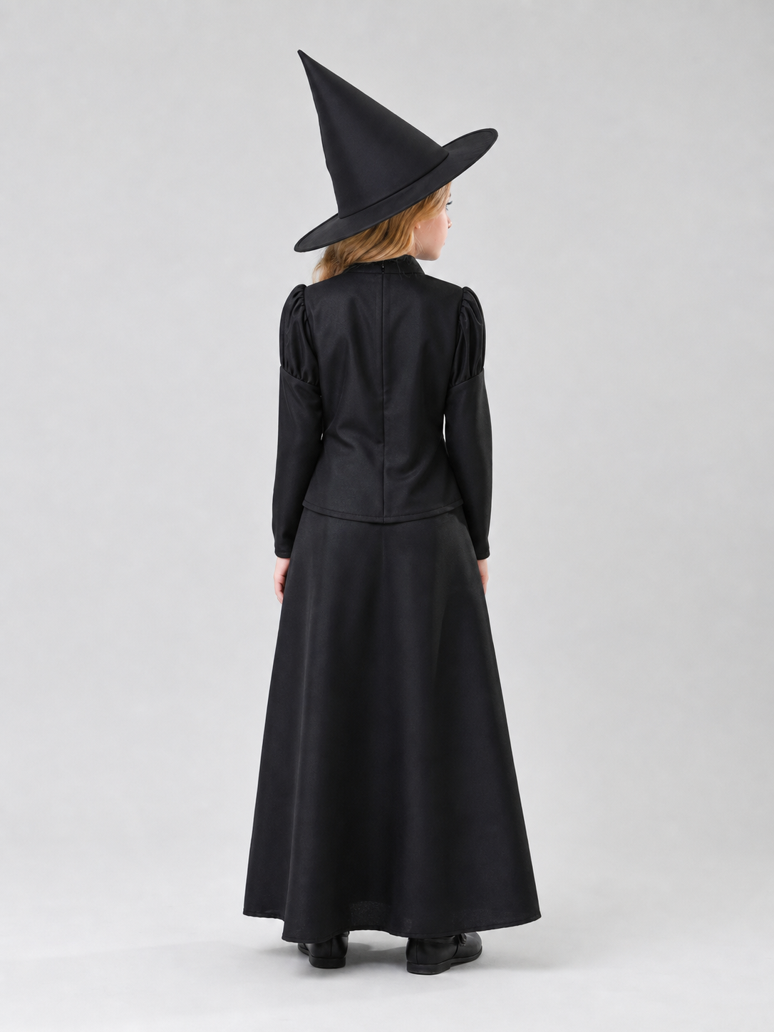 Halloween Costume: Dress with Hat and Decorations