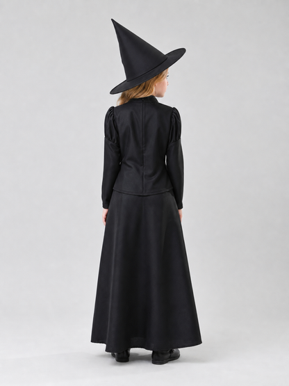 Halloween Costume: Dress with Hat and Decorations