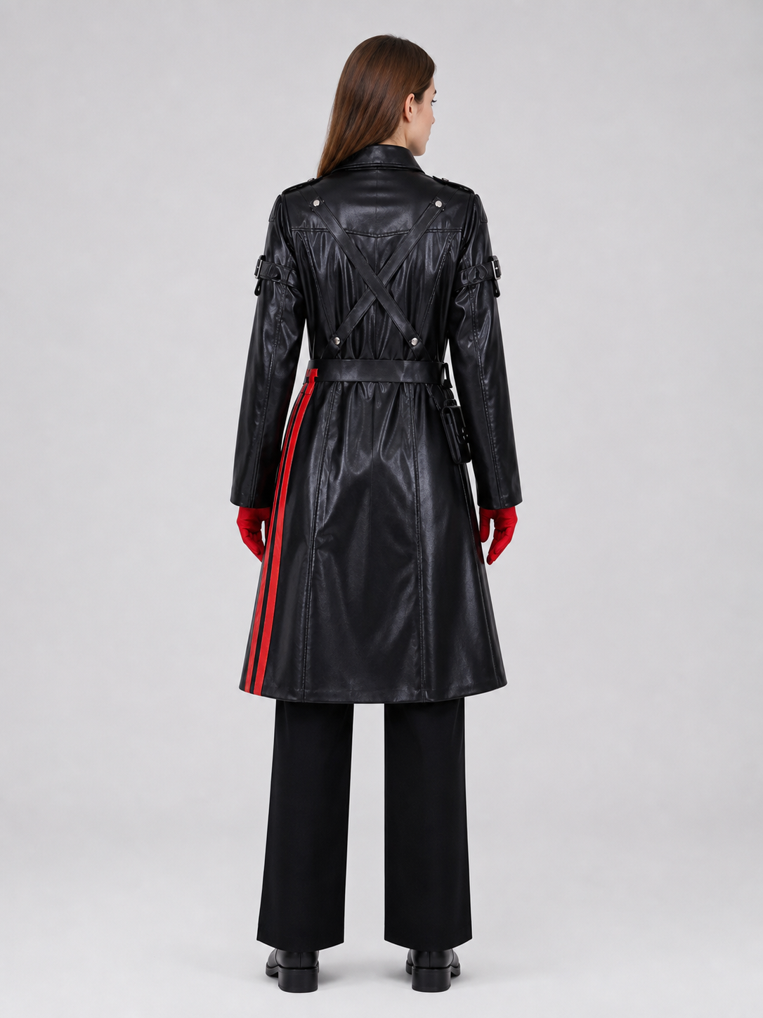 Gehros Cosplay Costume: Long Coat, Pants