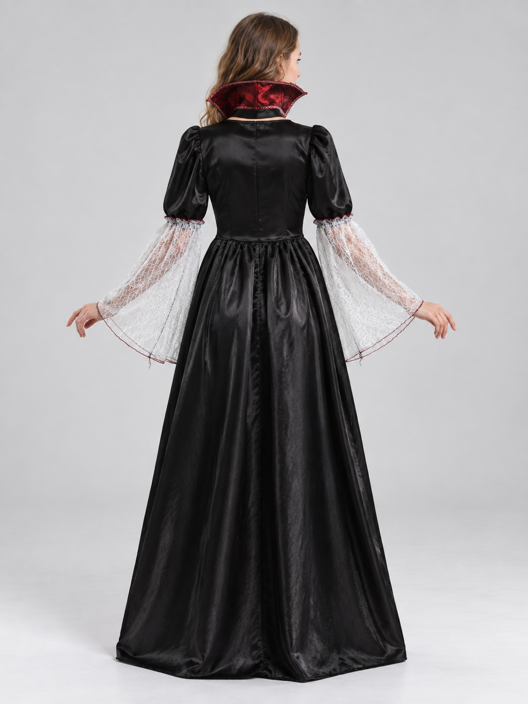 Halloween Carnival Costume with Dress and Collar