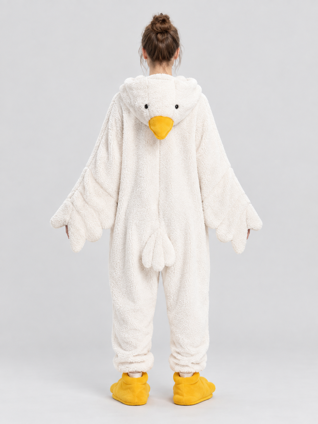 White Goose Kigurumi Pajama with Yellow Details