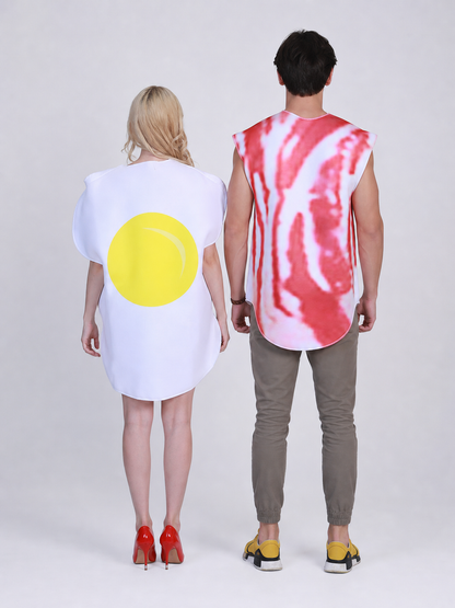 Fried Egg and Bacon Halloween Costume
