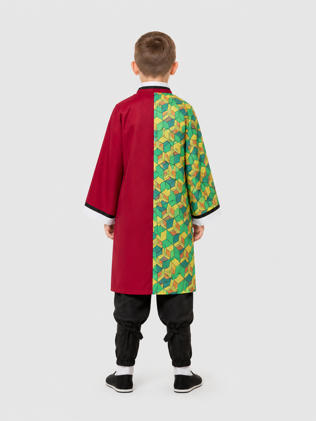Anime Cosplay Costume from Demon Slayer back view