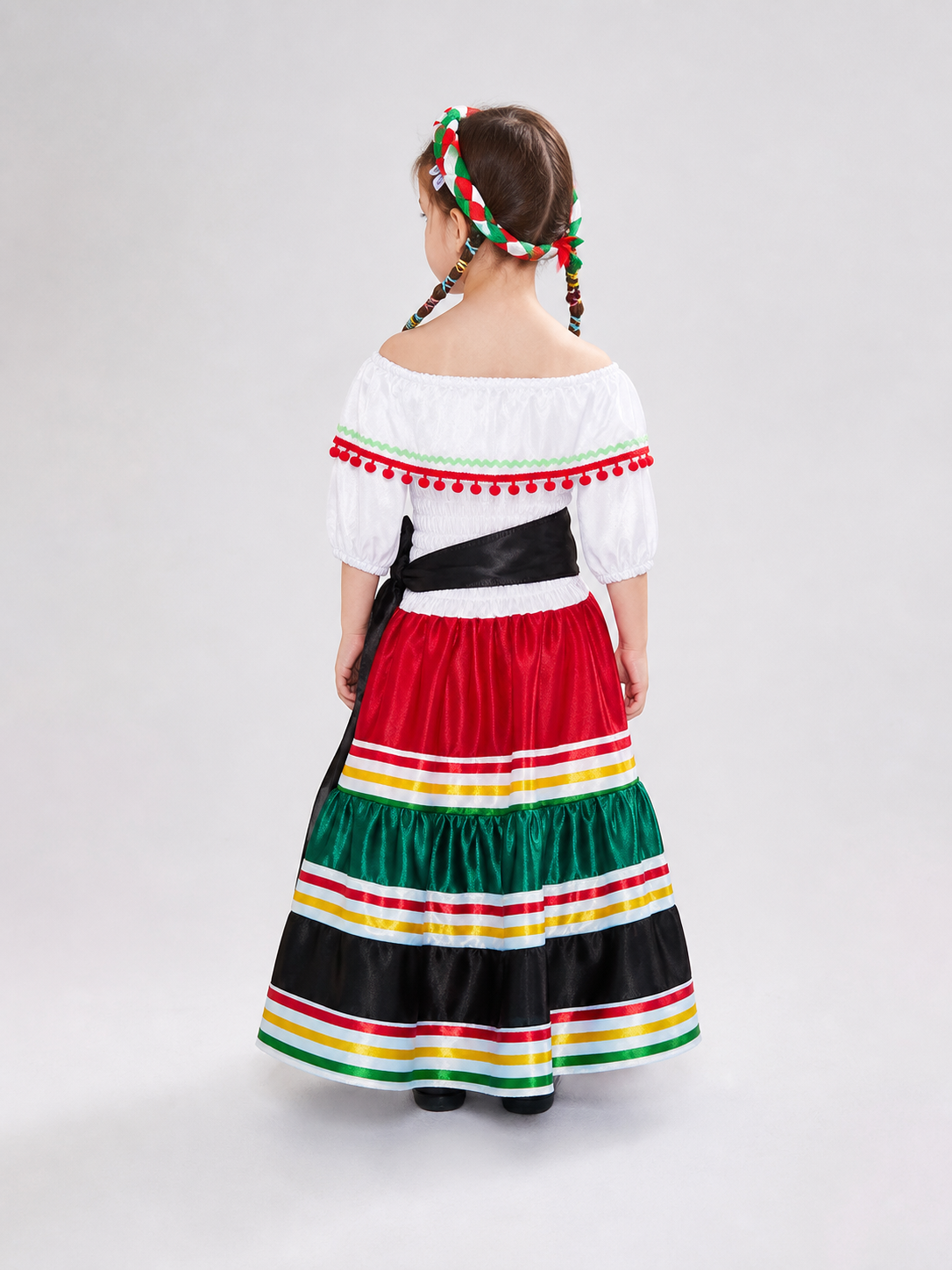 Mexican-Style Folk Dress for Celebrations