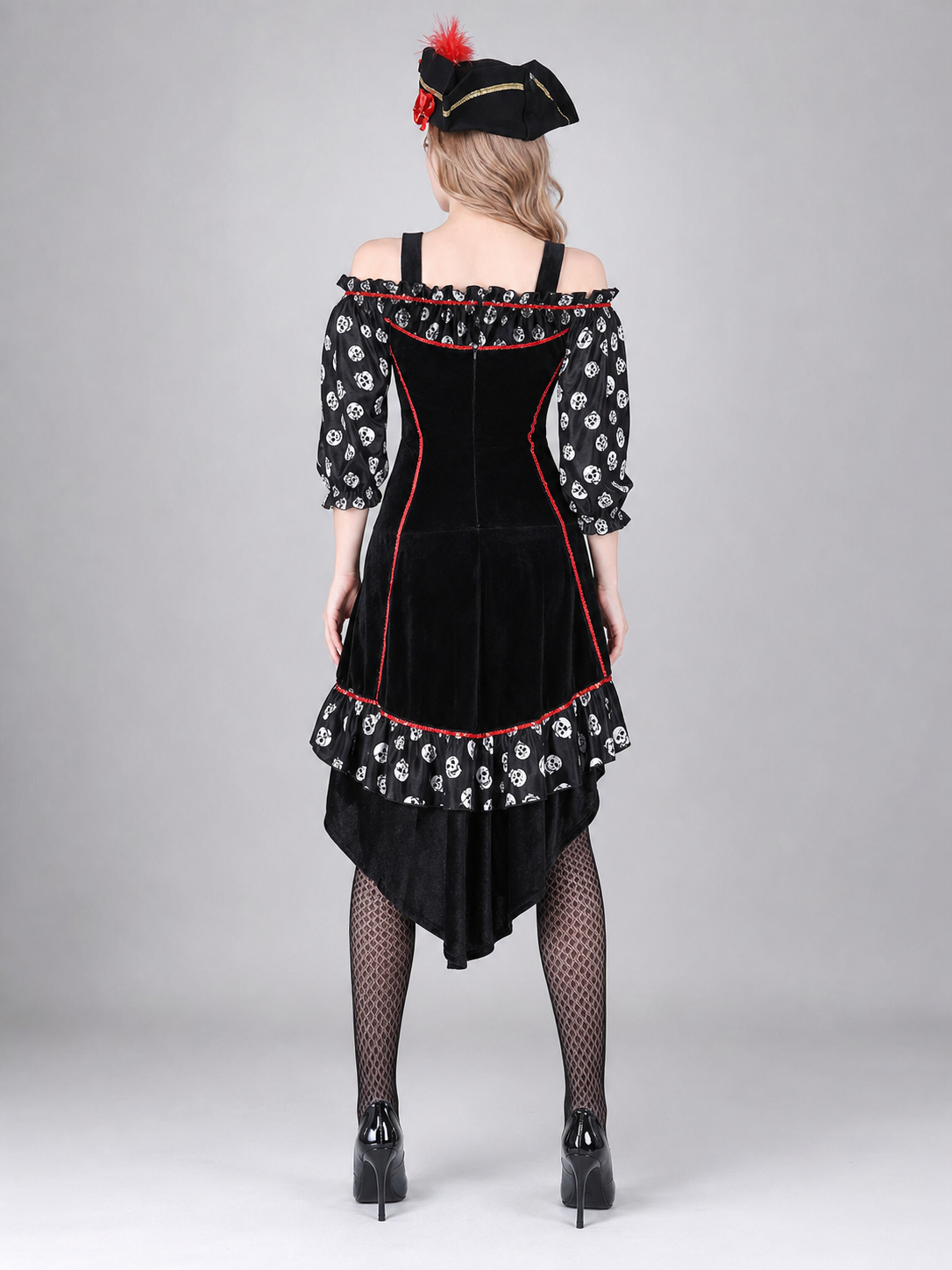 Pirate Costume with Dress and Hat