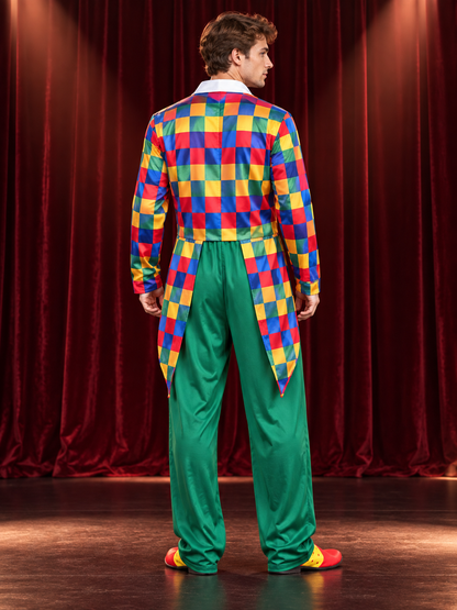 Adult Clown Costume, 3 Pieces