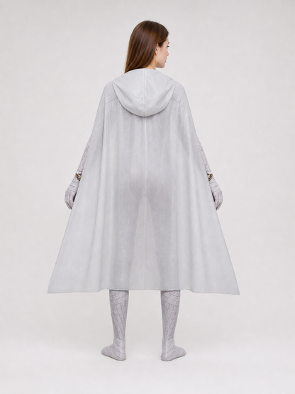 Superhero Cosplay Costume with Hood and Cape