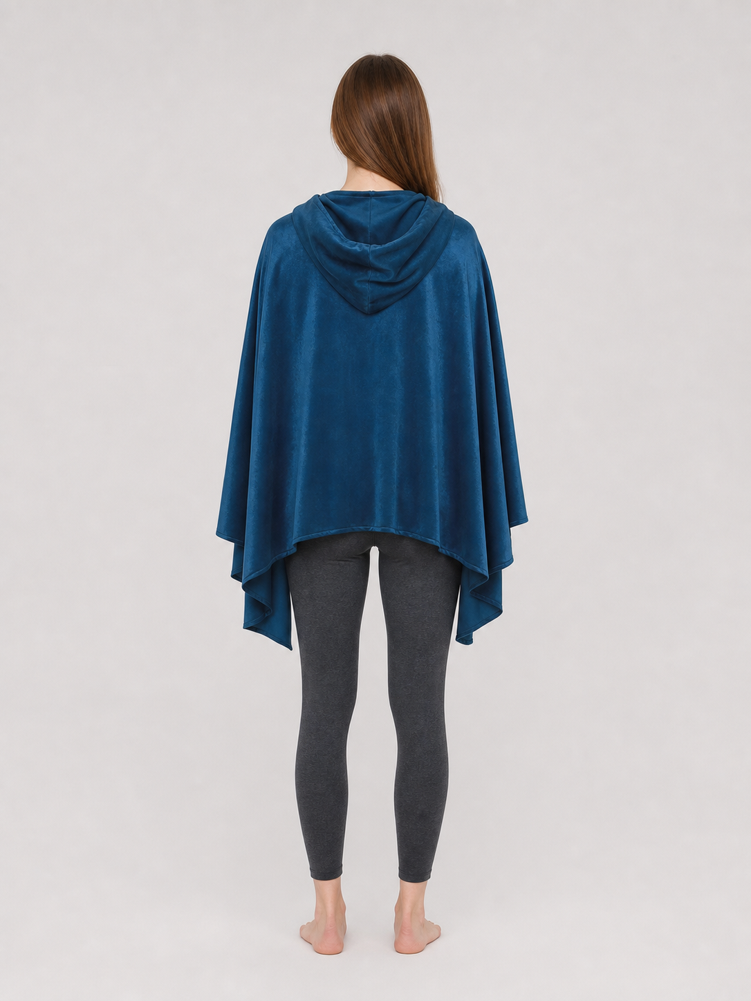 Blue Carnival Hooded Cape for Stage