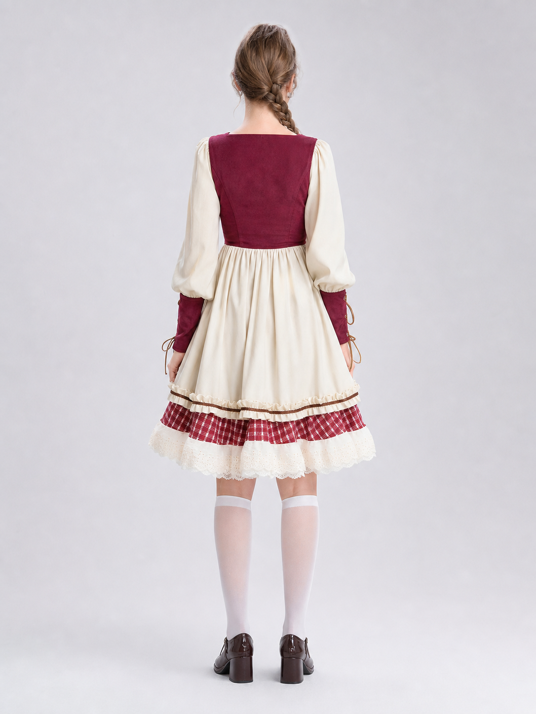 Folk-Style Stage Costume with Apron