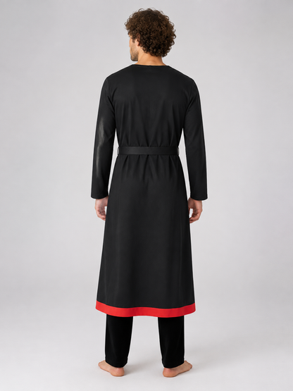 Medieval Carnival Costume with Tunic and Pants back view