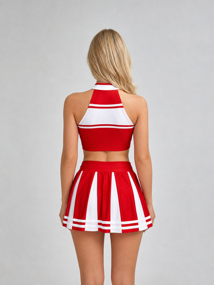 Two-Piece Performance Costume with “Cheer” Lettering