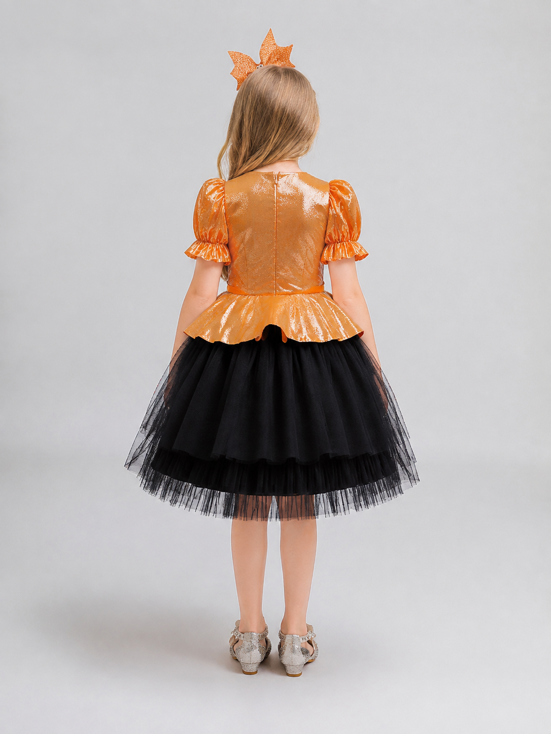 Halloween Costume Dress for Girls back view