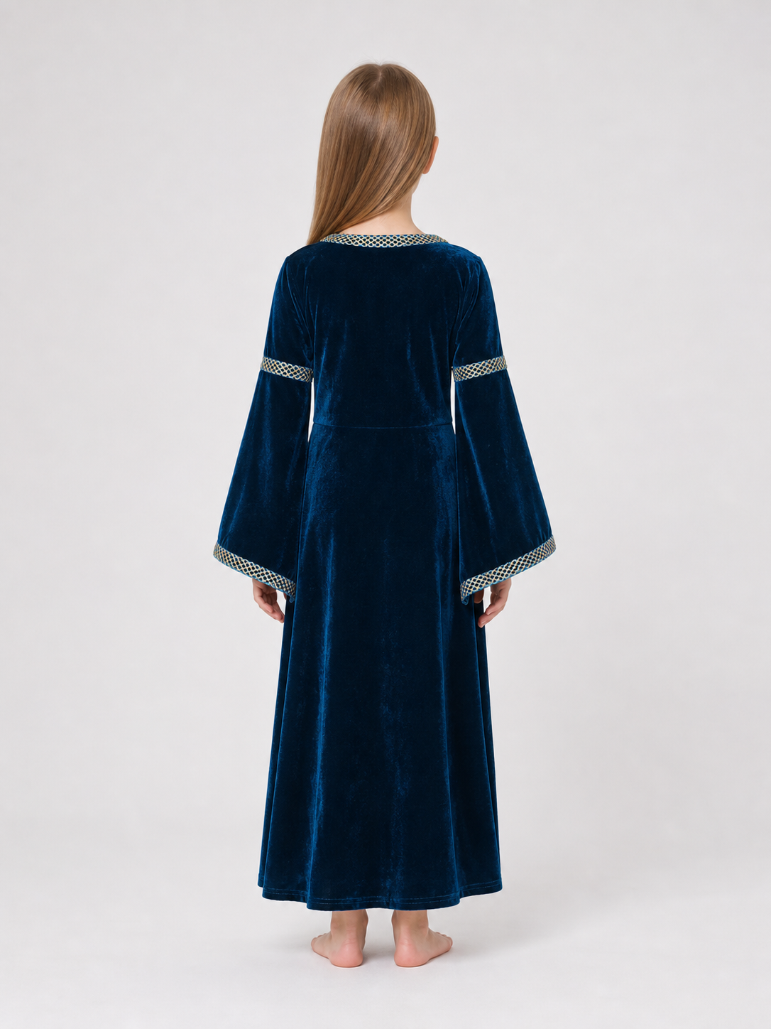Medieval-style costume dress with headband