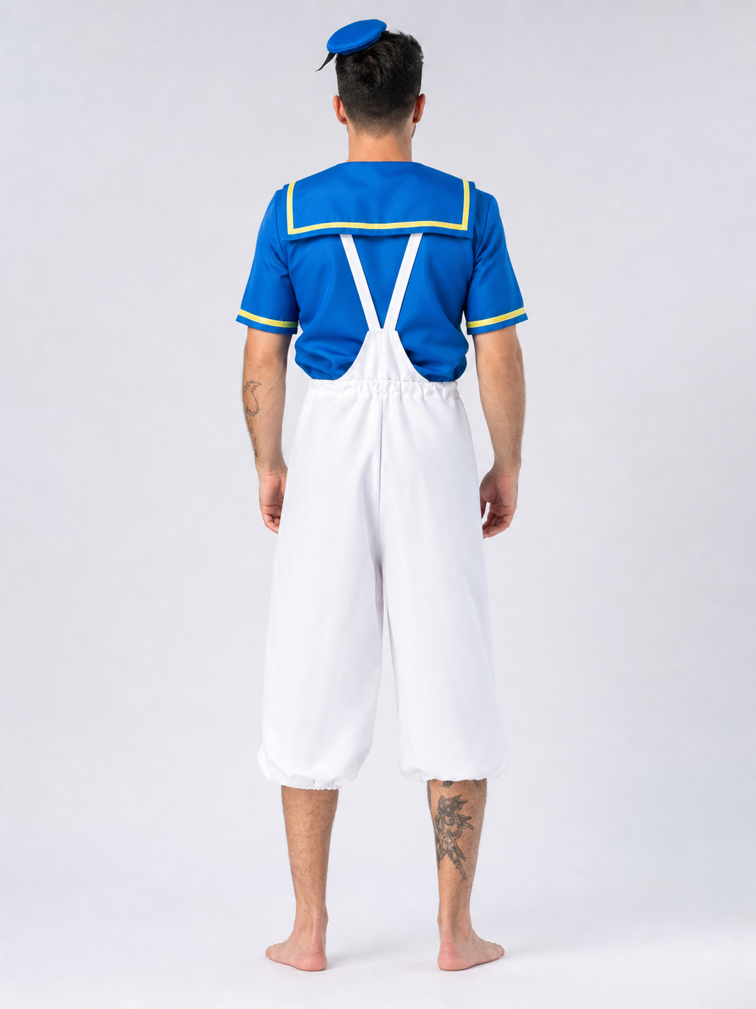 Carnival Cosplay Costume: Blue Uniform with Tie