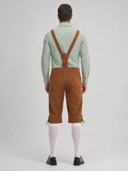 German-Style Costume: Shirt and Suspender Shorts