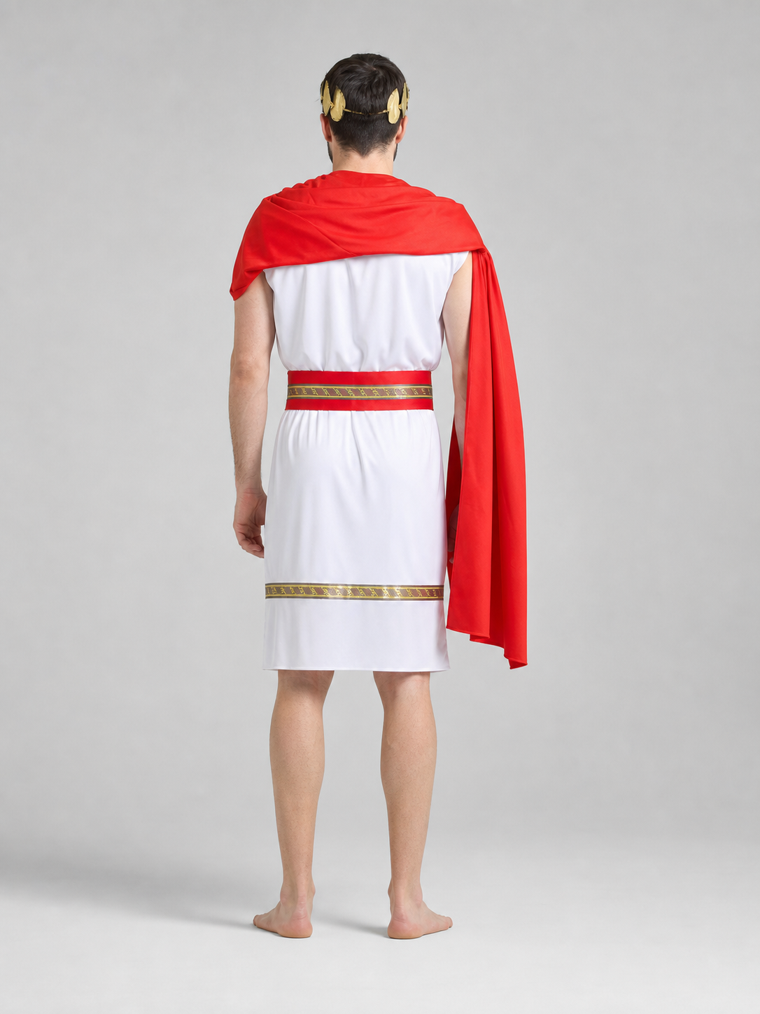 Roman Costume with Tunic, Cape, and Wreath
