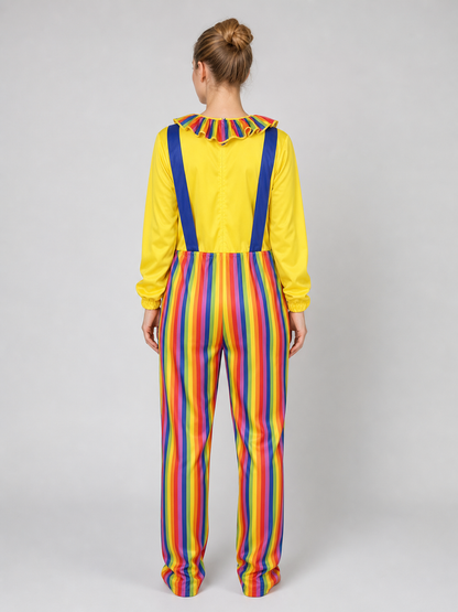 Clown Jumpsuit Costume for Stage and Halloween