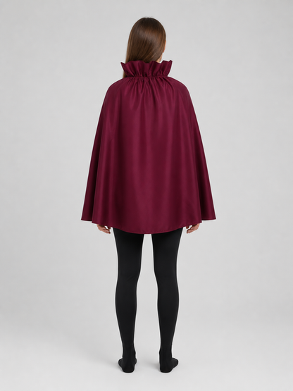 Hollow Knight: Silksong cosplay costume with cape and mask back view