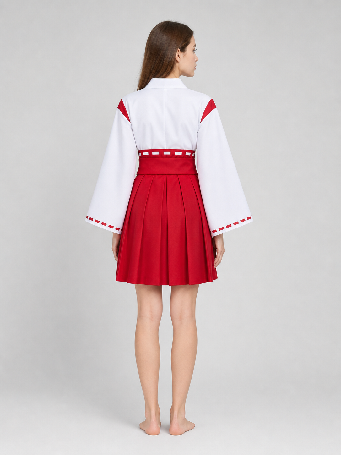 Silent Hill Red and White Cosplay Dress with Belt