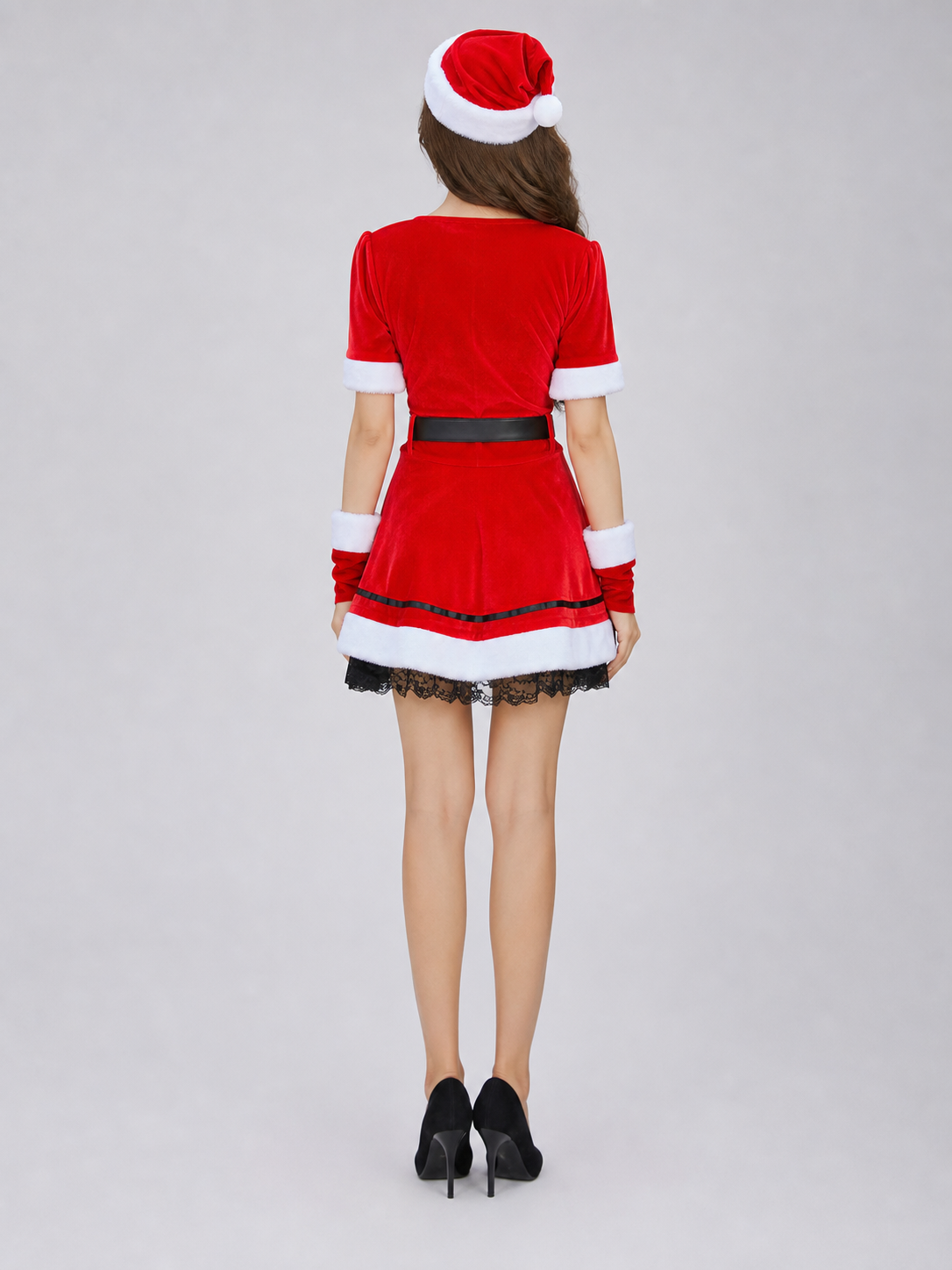 Santa Claus–Style New Year's Costume Dress