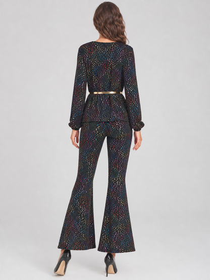 Sequin Stage Jumpsuit, Retro Disco Style