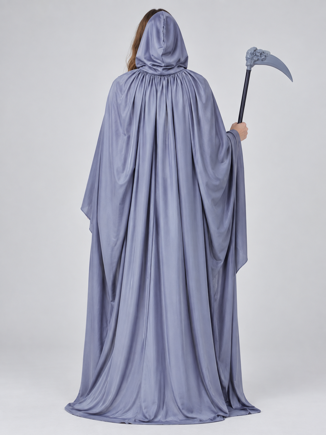 Reaper Carnival Costume with Cape, Hood, and Mask