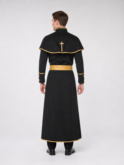 Clergyman Costume with Gold Trim