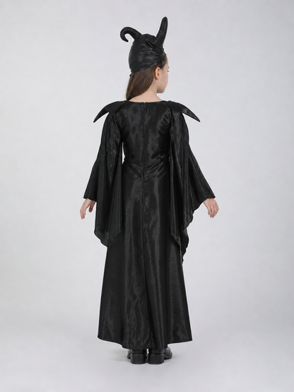 Halloween Costume: Dress and Horned Headpiece