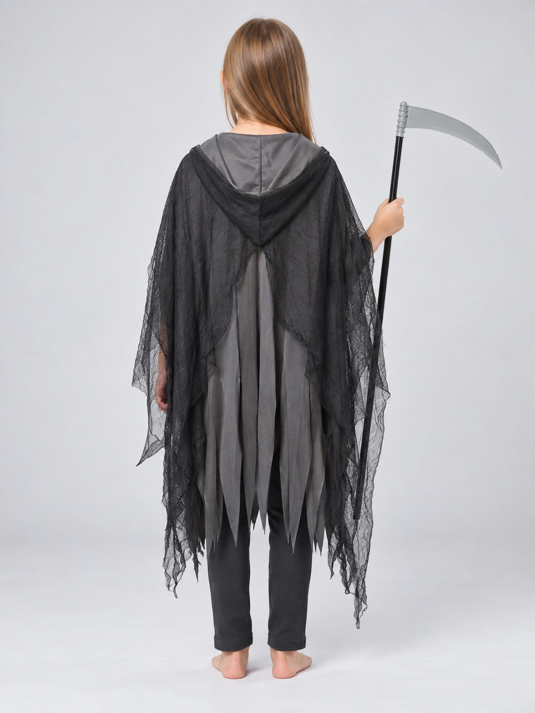 Carnival Costume with Hood and Decorative Braid back view
