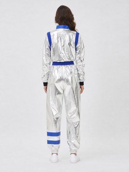 NASA Silver Astronaut Jumpsuit Costume