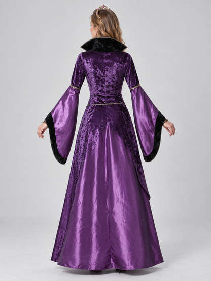 Vampire Carnival Costume with Dress, Crown, and Belt