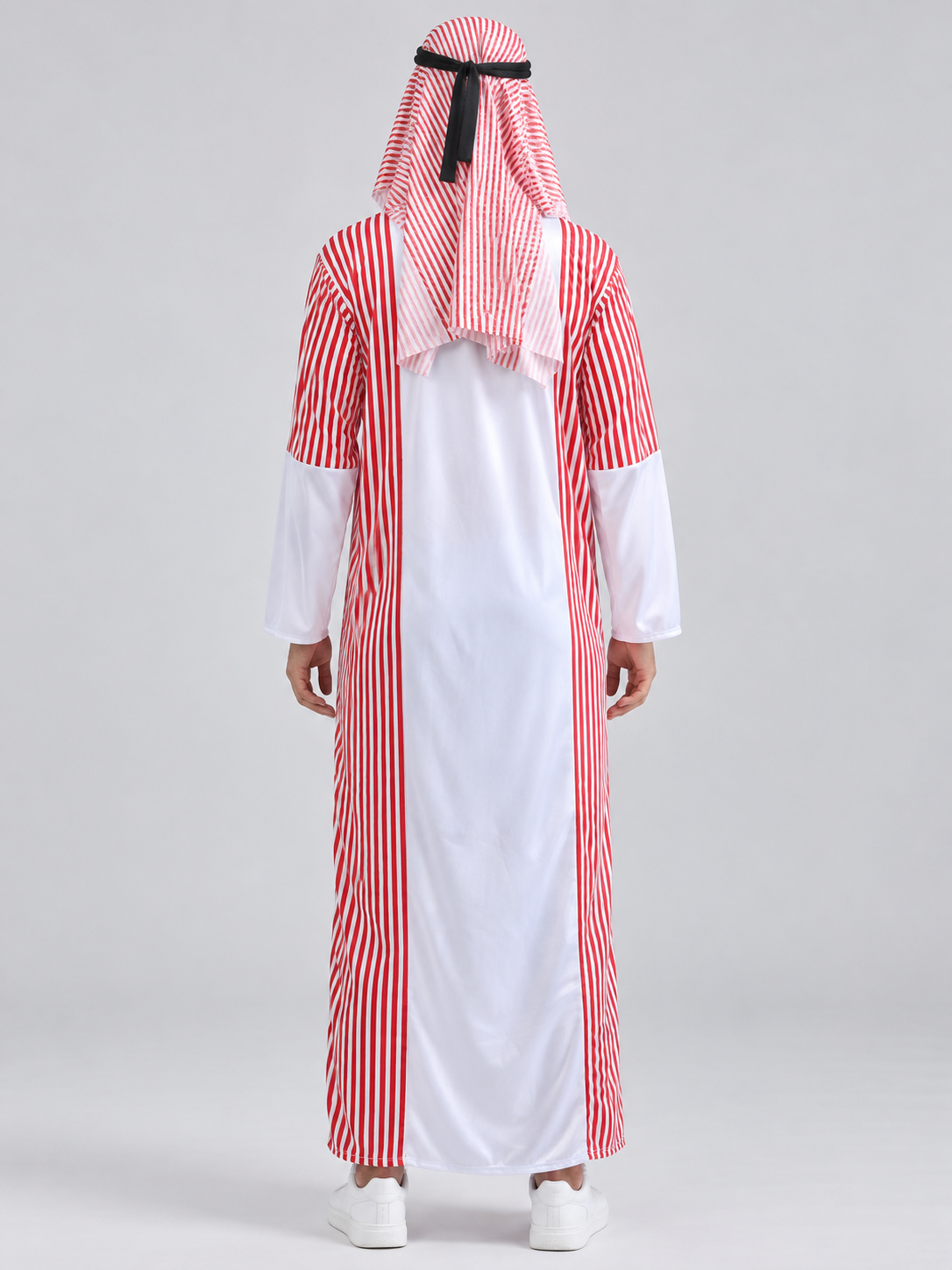 Carnival Costume with Headscarf and Fake Mustache