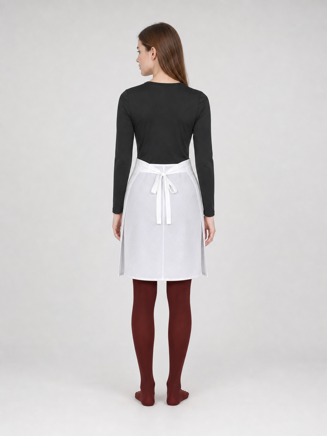 Nohara Rin Cosplay Costume: Black Top and White Skirt