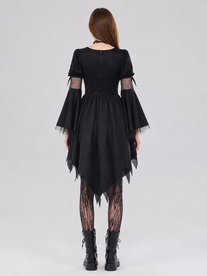 Gothic Carnival Dress with Choker back view