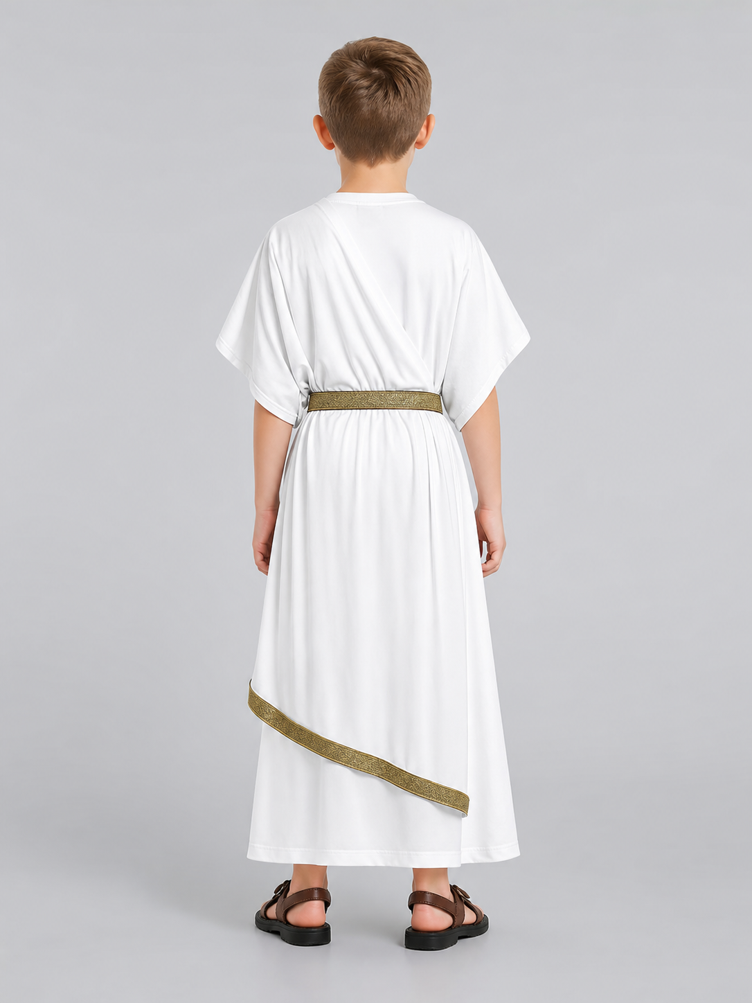 Greek-style costume: white tunic with belt