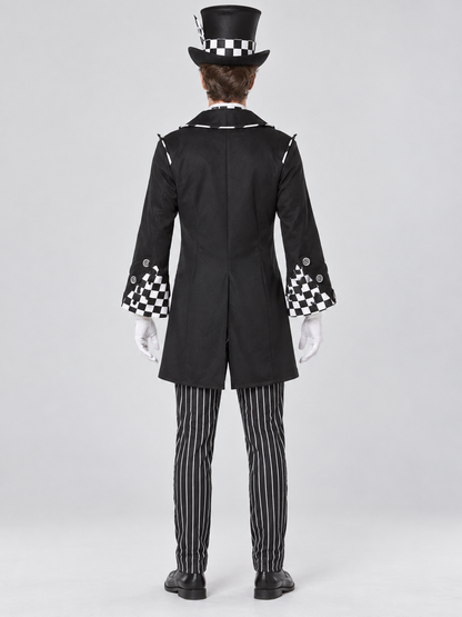Adult Costume: Tailcoat, Pants, Top Hat, Jabot