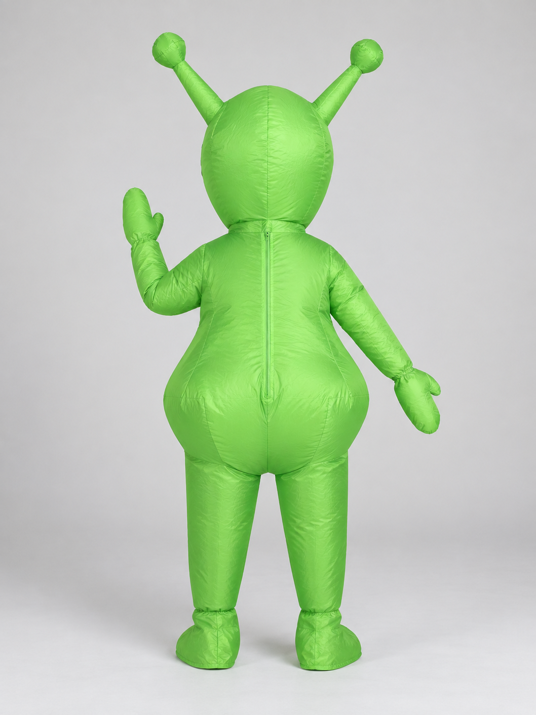 Inflatable Green Alien Costume with Antennas
