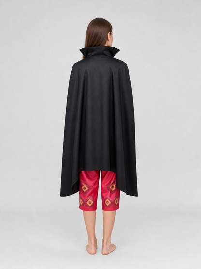 Pirate Cosplay Costume: Cape, Vest, and Pants