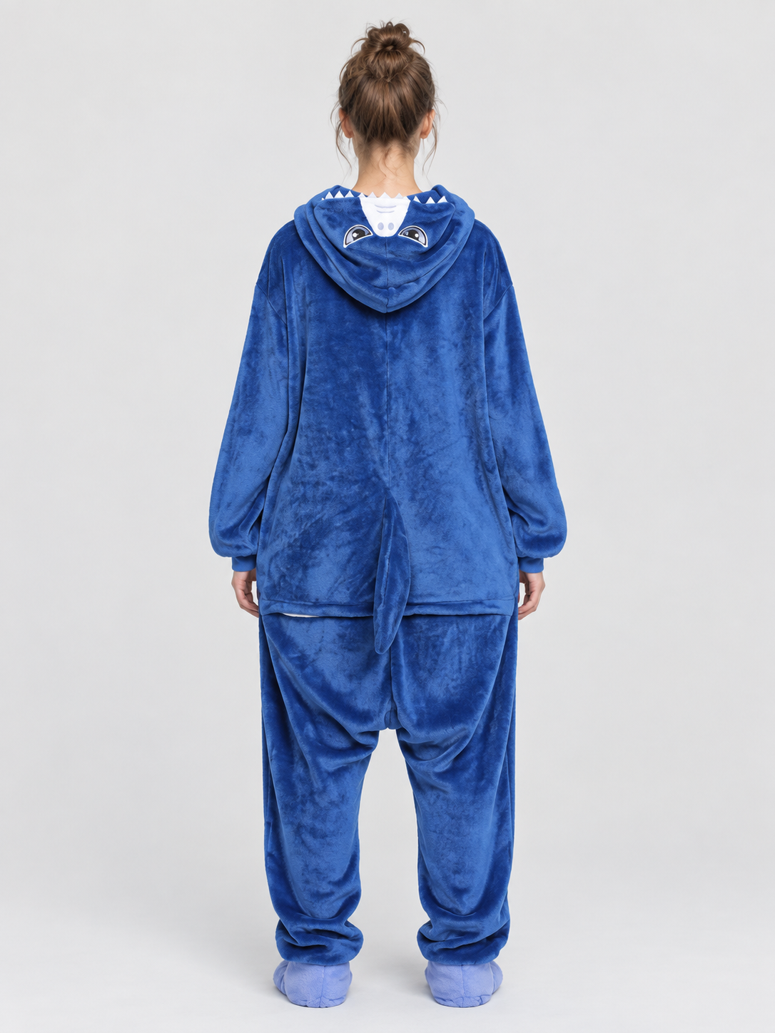 Shark Hooded Kigurumi Pajama, Blue