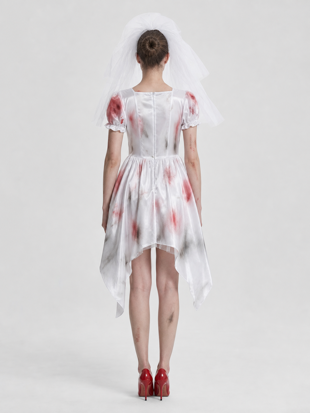 Stage Costume: White Dress with Blood Effect