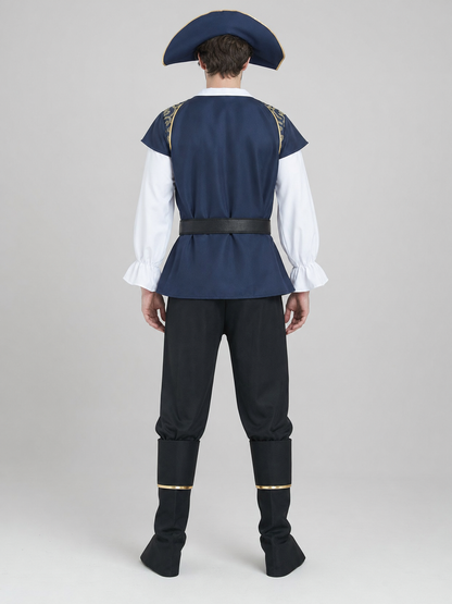 Pirate Costume with Hat and Accessories