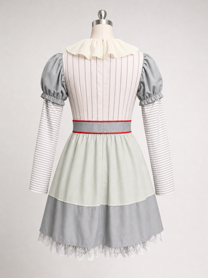 Clown Costume Dress for Halloween and Carnival