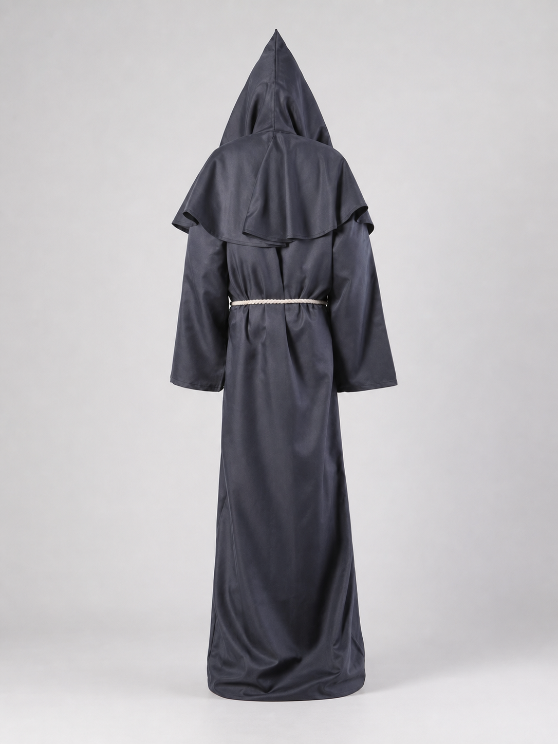 Long Carnival Robe with Hood and Belt