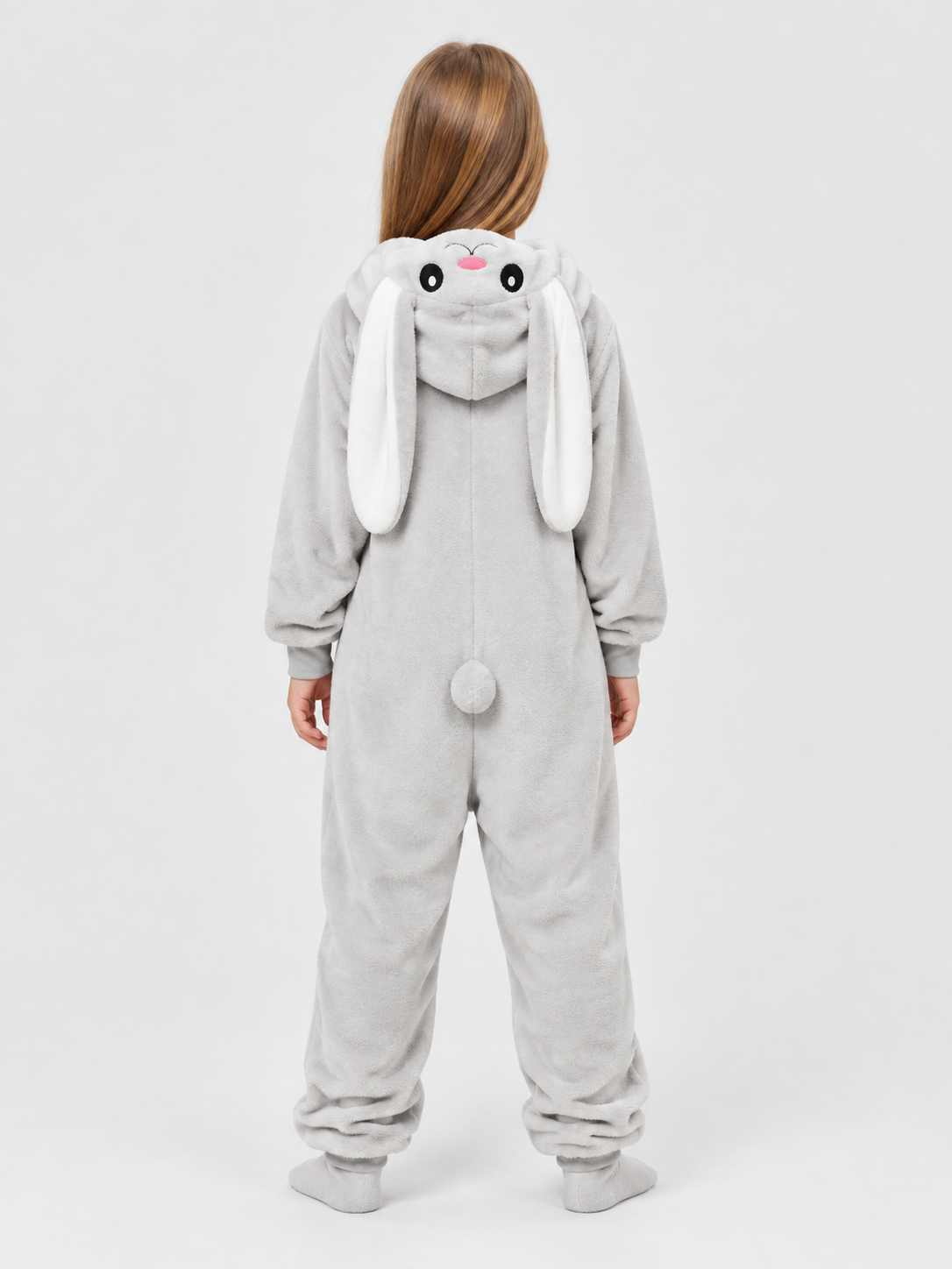 Kids' Bunny Ear Hooded Pajama Jumpsuit