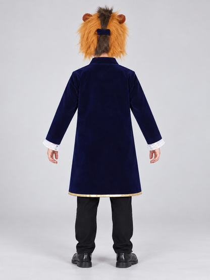 Kids' Lion Carnival Costume with Mane and Jabot