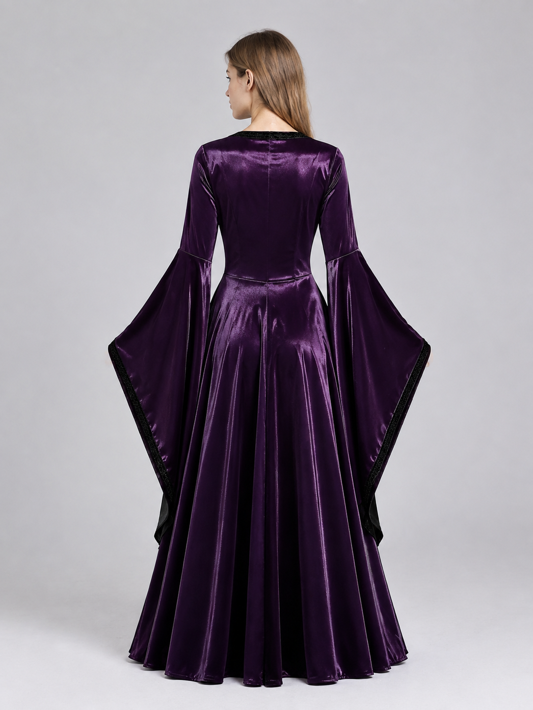 Renaissance Dress with Front Lacing back view