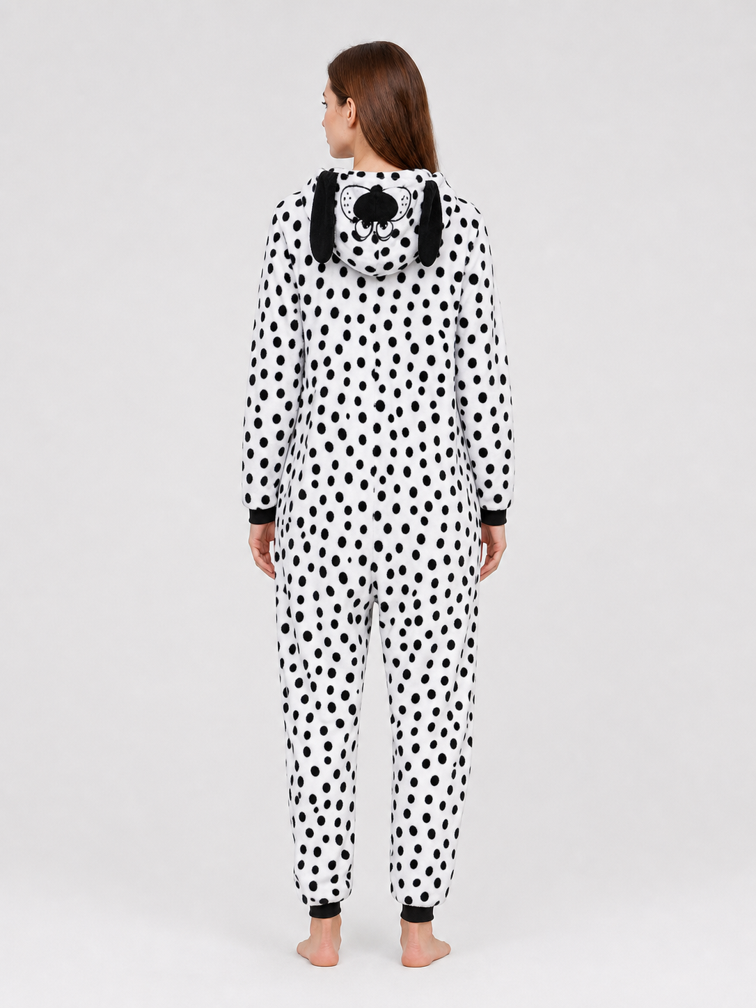 Dalmatian Kigurumi with Hood, One-Piece Costume