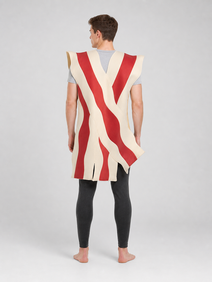 Carnival Tunic Costume with Red Stripes